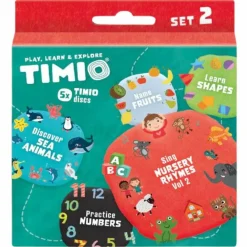 Set 2 de 5 disques pour lecteur éducatif d'audio et de musique|Timio Outlet