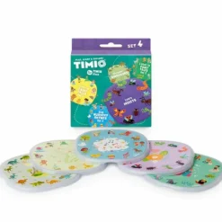 Set 4 de 5 disques pour lecteur éducatif d'audio et de musique|Timio Sale