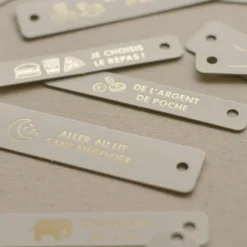 Set accessoires tableau des motivations grège|Zakuw Outlet