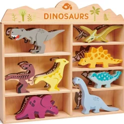 Outlet Tender Leaf Set animaux en bois Dinosaures