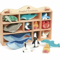 Set animaux en bois Marin|Tender Leaf Online