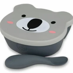 Hot TUM TUM Set bol à ventouse et cuillère en silicone Koala