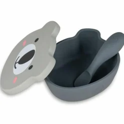 Hot TUM TUM Set bol à ventouse et cuillère en silicone Koala