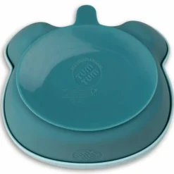 Clearance TUM TUM Set bol à ventouse et cuillère en silicone Ourson Bleu