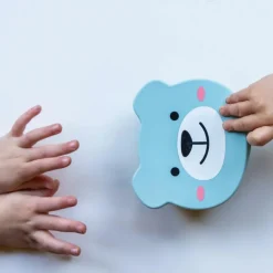 Clearance TUM TUM Set bol à ventouse et cuillère en silicone Ourson Bleu