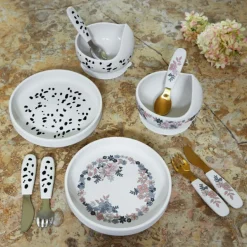 Set bol et cuillère en silicone Dalmatian Dots|Elodie Details Best