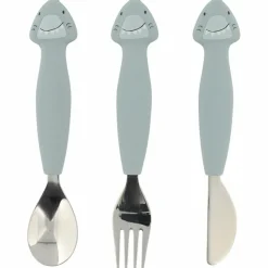 Set de 3 couverts en silicone Mr. Shark|Trixie Best