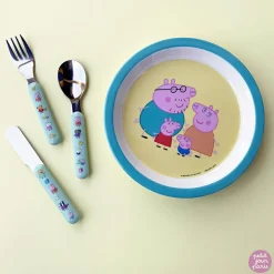 Best Petit Jour Paris Set de 3 couverts Peppa Pig