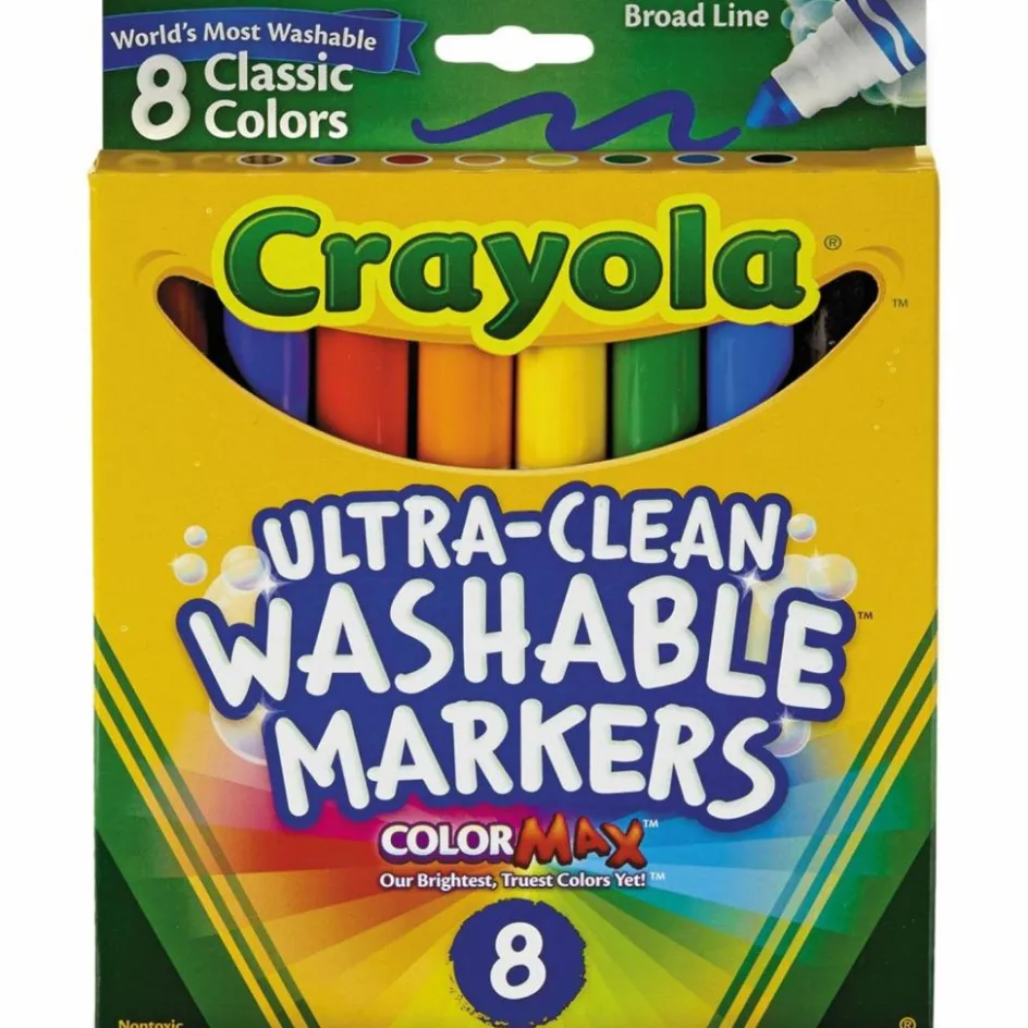 Set de 8 Feutres à l'eau Crayola pour Coloritable|DBKids Best