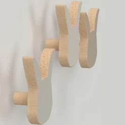 Sale Cam Cam Copenhagen Set de 3 patères en bois Lapin