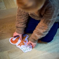 Clearance Filibabba Set de 4 puzzles Wonderful Winter Forest Friends