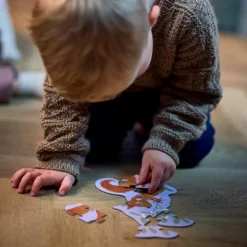 Clearance Filibabba Set de 4 puzzles Wonderful Winter Forest Friends