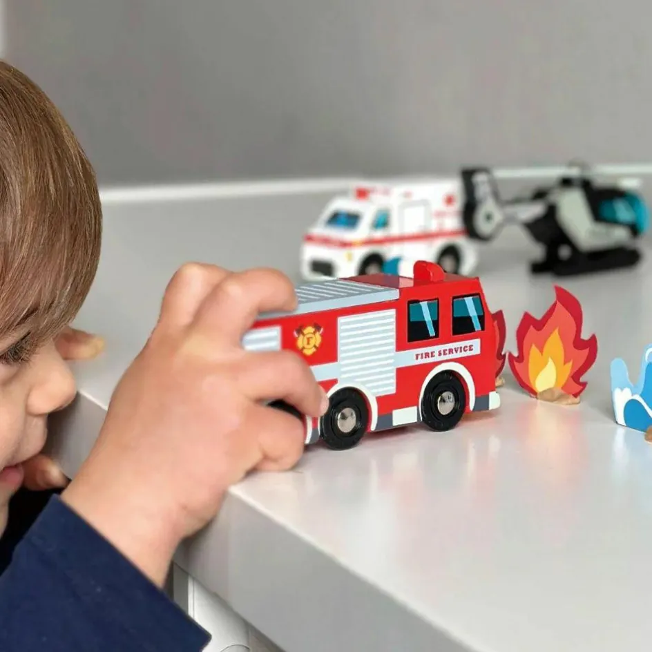 Set de 5 véhicules d'urgences|Tender Leaf Discount