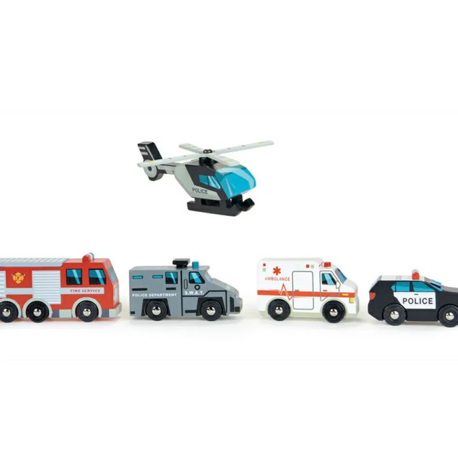 Set de 5 véhicules d'urgences|Tender Leaf Discount