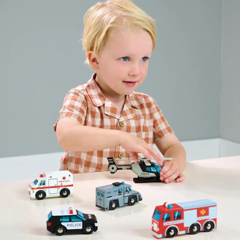 Set de 5 véhicules d'urgences|Tender Leaf Discount
