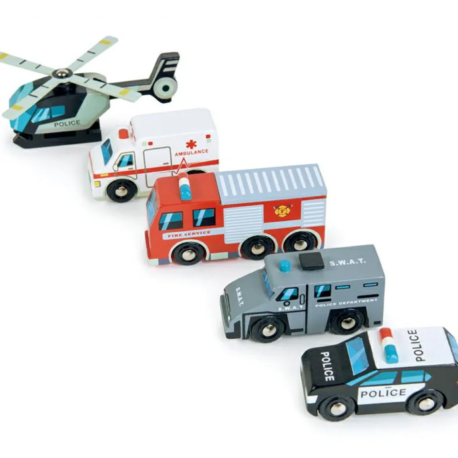 Set de 5 véhicules d'urgences|Tender Leaf Discount