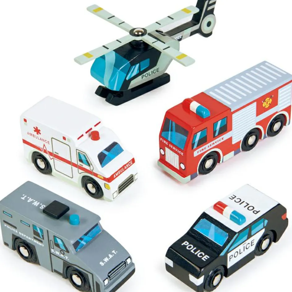 Set de 5 véhicules d'urgences|Tender Leaf Discount