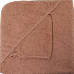 Trois Kilos Sept Set de bain Mini nous Terracotta (70 x 70 cm)