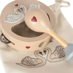 New Konges Slojd Set de musique en bois Cygne
