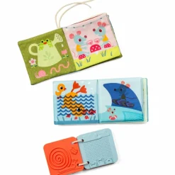 Set de naissance 3 livres sensoriels Jardin|Lilliputiens Online