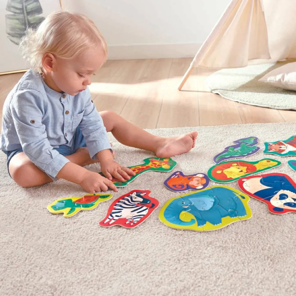 Clearance Hape Set de puzzles Les animaux sauvages