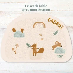 Outlet Charlie et Suzie Set de table All Over Paysage personnalisable