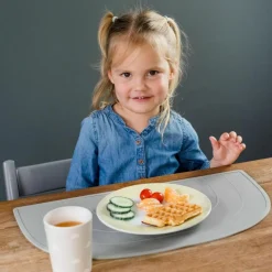 Set de table Arc-en-ciel Taupe|Kindsgut Best