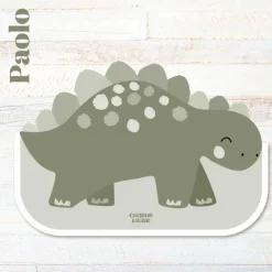 Charlie et Suzie Set de table Dino Xxl Paolo personnalisable