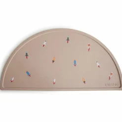 Best Mushie Set de table en silicone Rocket