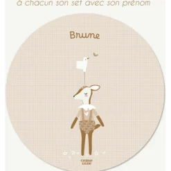 Discount Charlie et Suzie Set de table Faon personnalisable