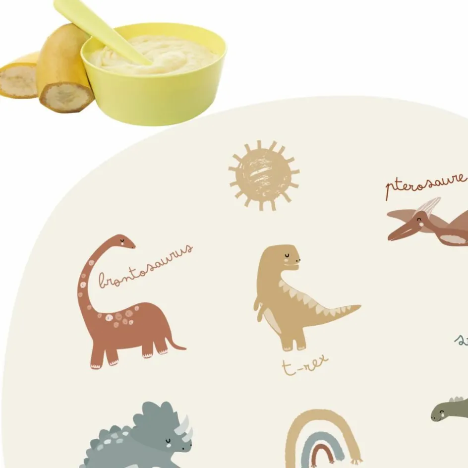 Clearance Charlie et Suzie Set de table Mes Dinos Paolo personnalisable