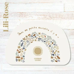 Discount Charlie et Suzie Set de table Rainbow Lili Rose personnalisable