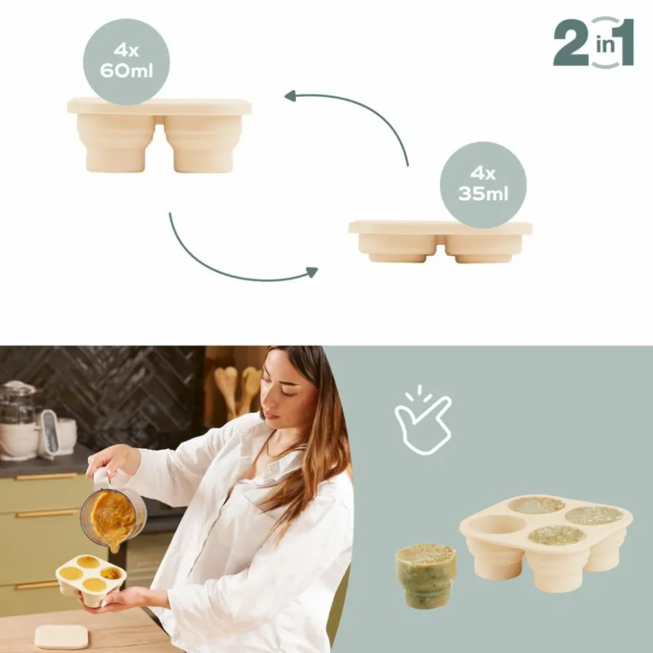 Online Babymoov Set grignoteuse et moules en silicone