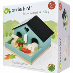 Online Tender Leaf Set lapin et cochon d'inde + cabane