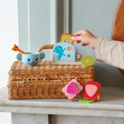 Clearance Djeco Set petit déjeuner en bois gourmandises du Chaton