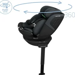 Siège auto Emerald 360 S Tonal Black (groupe 0-1-2-3)|Maxi-Cosi Hot