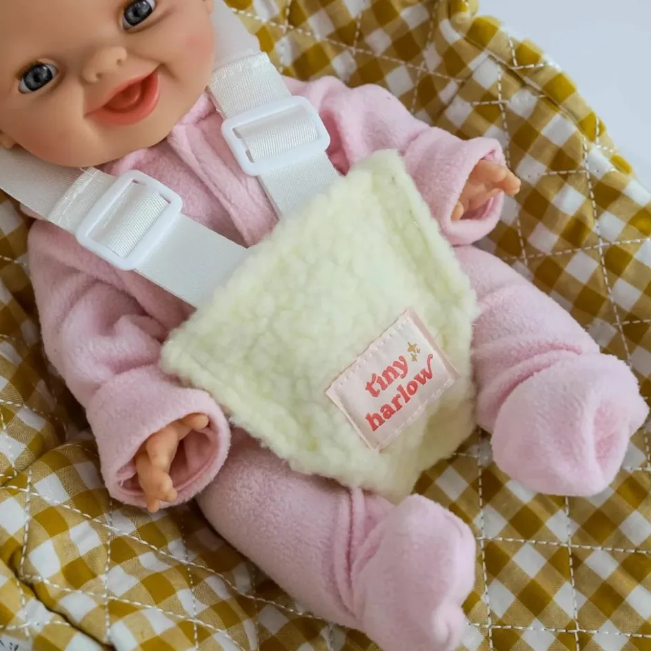 Tiny Harlow Siège-auto pour poupée Vichy Camel