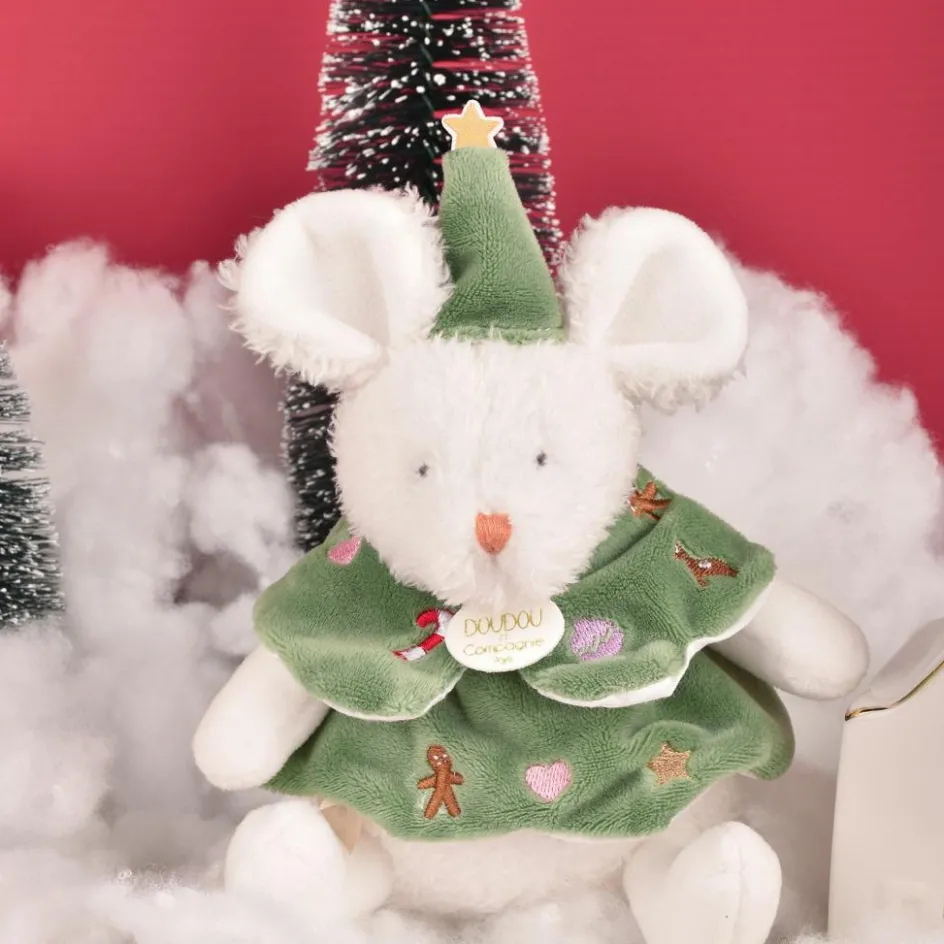 Souris de Noël (modèle mystère)|Doudou et Compagnie Online