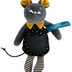 Souris dent de lait Les Moustaches (13 cm)|Moulin Roty Sale