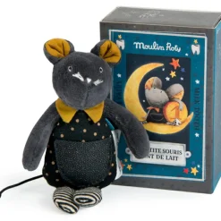 Souris dent de lait Les Moustaches (13 cm)|Moulin Roty Sale