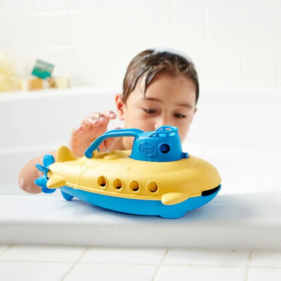 Sous marin bleu et jaune|Green Toys Sale