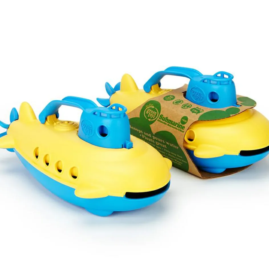 Sous marin bleu et jaune|Green Toys Sale