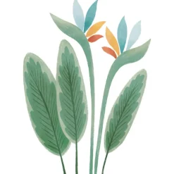 Discount Lilipinso Sticker Fleurs oiseau du paradis