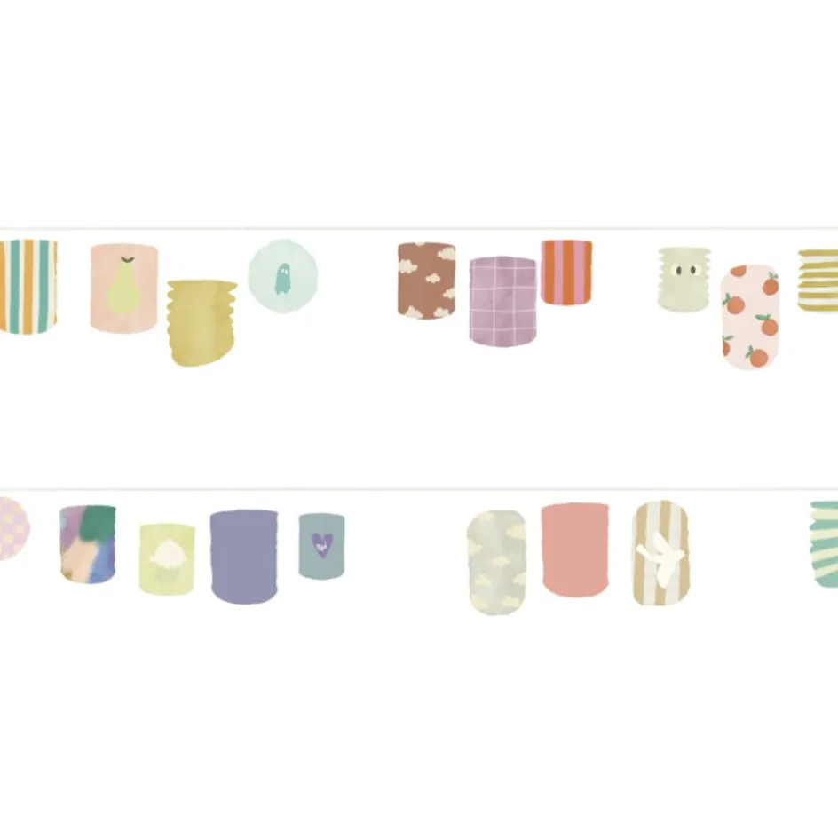 New Mimi'lou Sticker frise murale Fanions Color