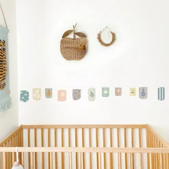 Sticker frise murale Lampions Bleus|Mimi'lou Best