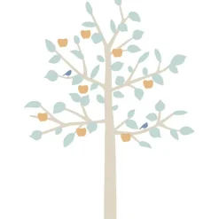 Sticker géant arbre Big Apple Tree bébé bleu (180 cm)|Mimi'lou Hot