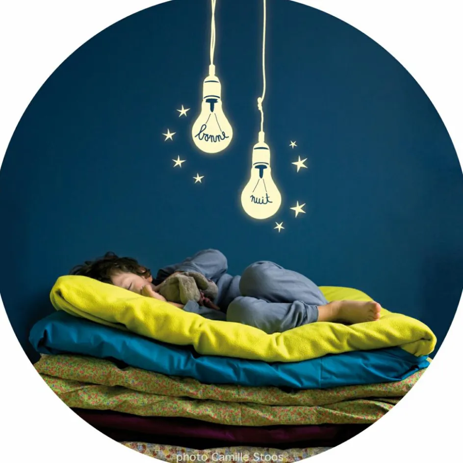 Sticker mural Ampoules phosphorescentes|Mimi'lou New