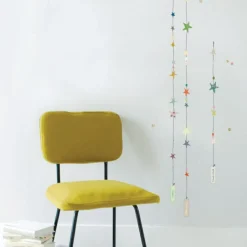 Best Mimi'lou Sticker mural Fils d'étoiles gris