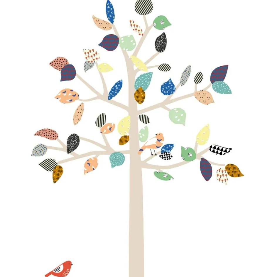 Sticker mural géant Big Tree arbre à motifs|Mimi'lou Online