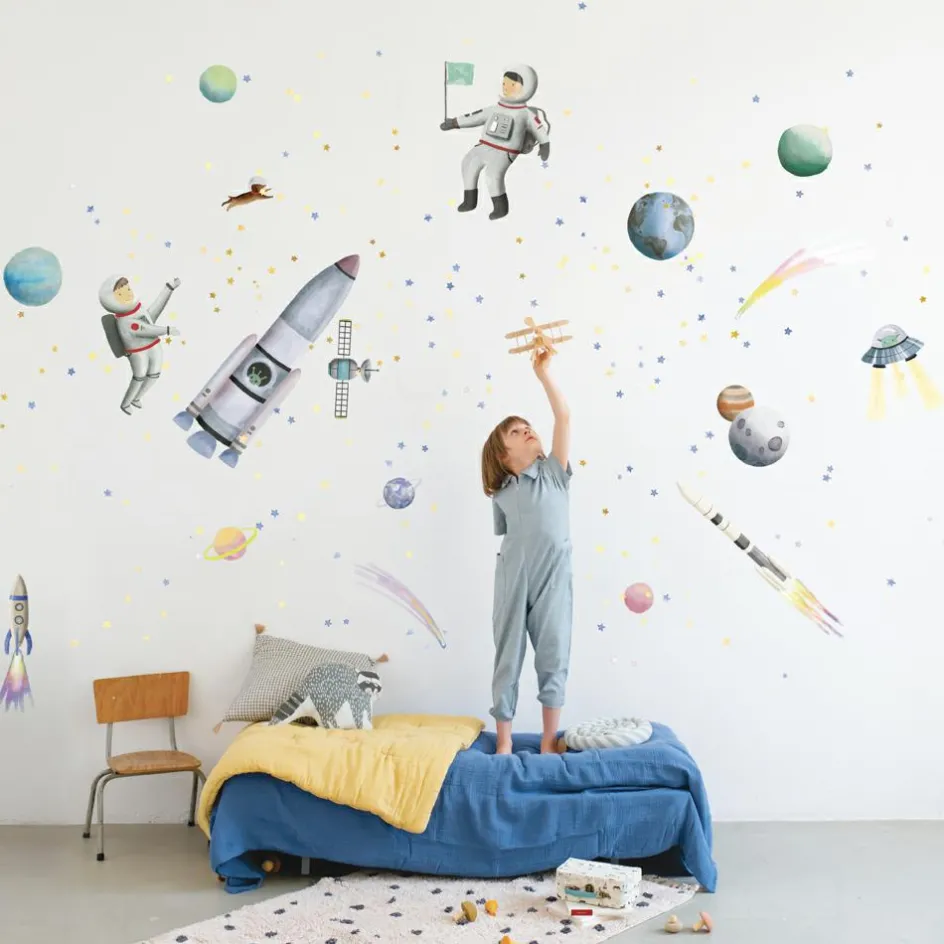 Sticker mural géant Espace|Mimi'lou Hot